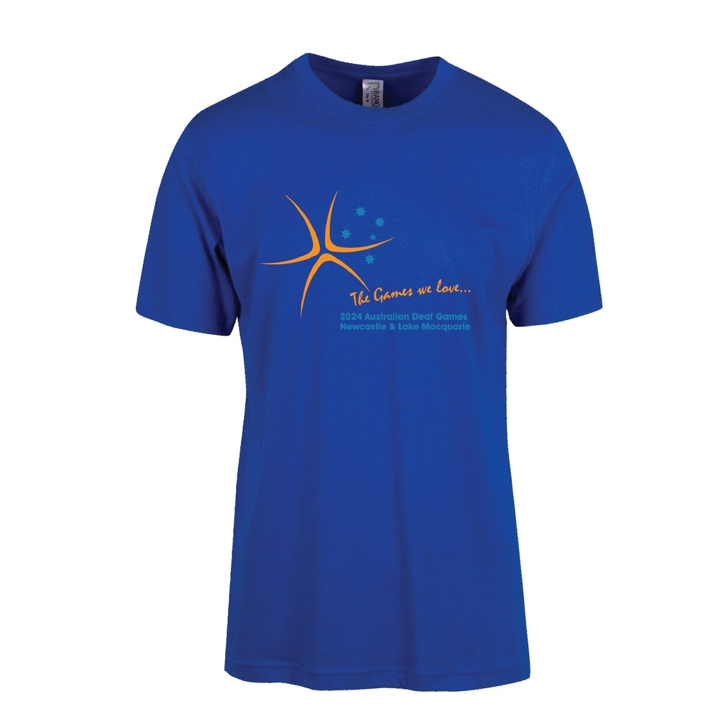 Deaf Games Royal Blue T-Shirt